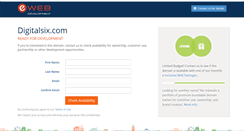 Desktop Screenshot of digitalsix.com