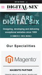 Mobile Screenshot of digitalsix.co.uk